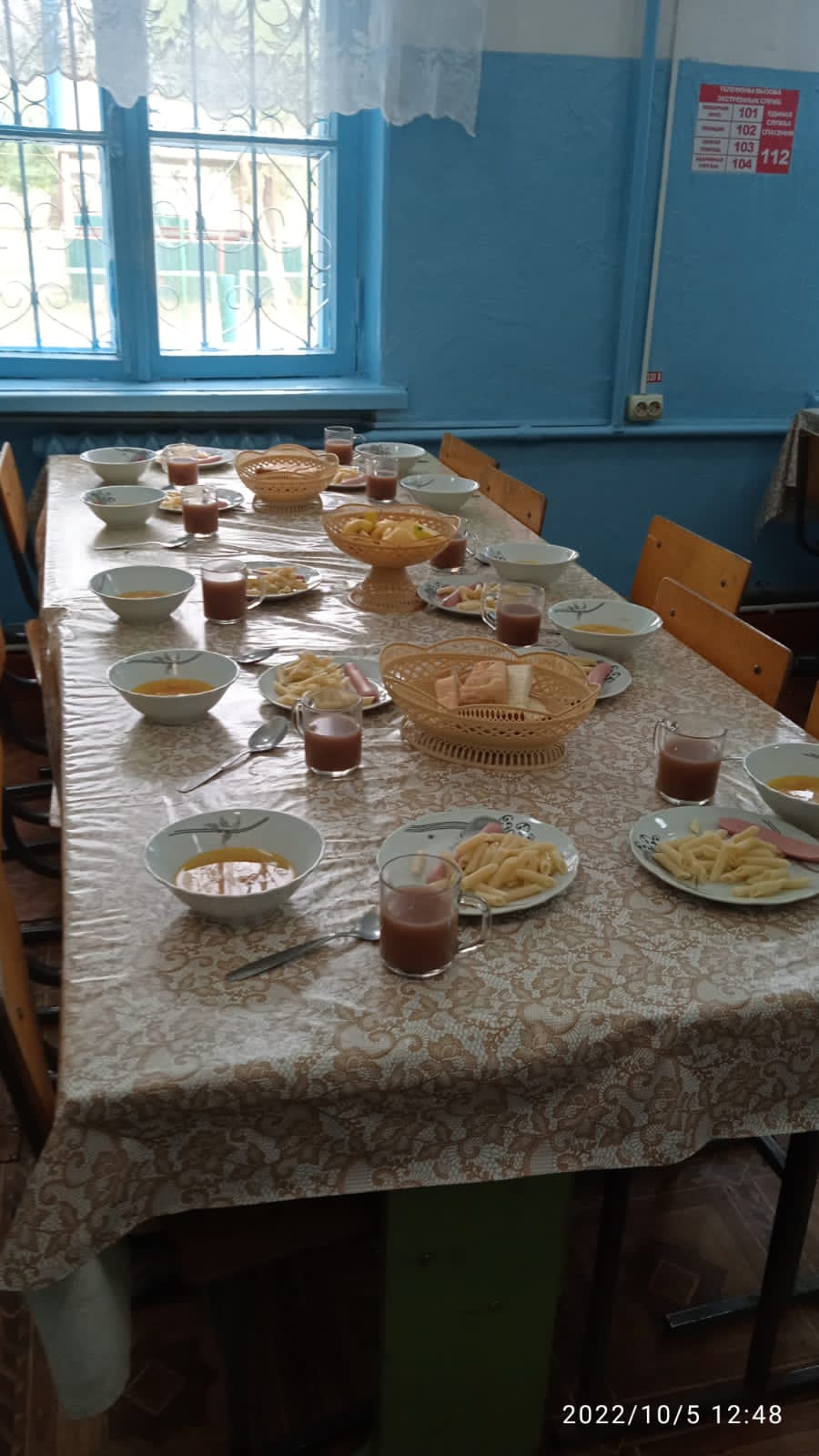 школьная столовая
